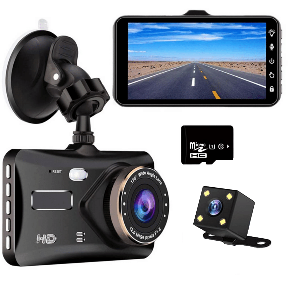 Dashcam Pro (Front & Rear) *Best Seller* 1080p | Dash Vision