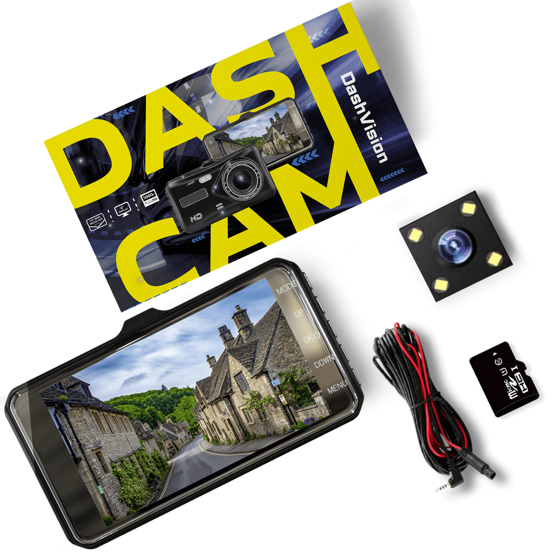 Dashcam Pro (Front & Rear) *Best Seller* DP3